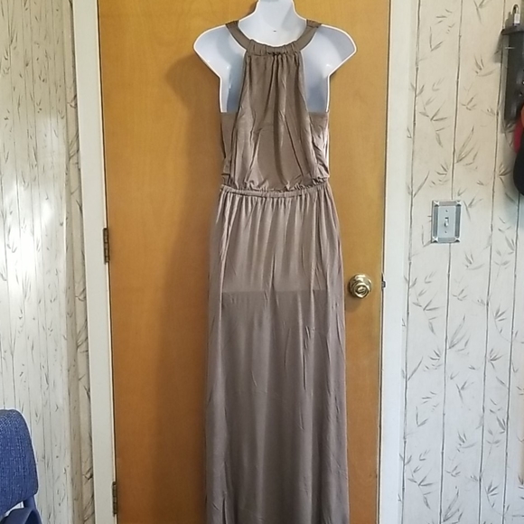 NWT Very J Olive Green Soft Jersey Maxi Dress S - Picture 7 of 10
